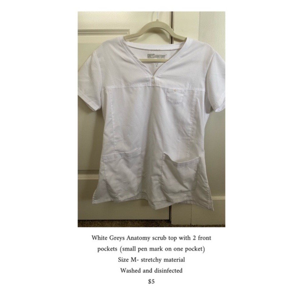 Greys Anatomy scrub top